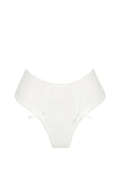 Alaska High Waist Thong White