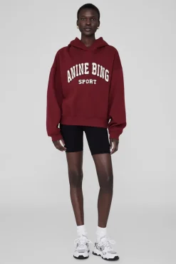 Alec Hoodie Sport Cabernet