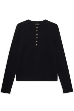 Alessia Long Sleeve Tee Black