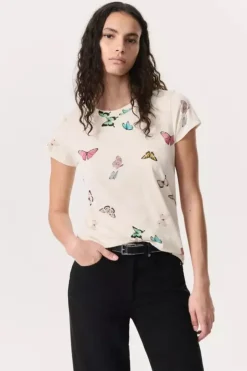All Over Ozzy Butterfly Tee Ivory