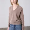 Amy Cashmere V-Neck Mink