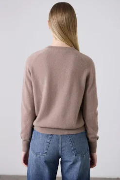 Amy Cashmere V-Neck Mink