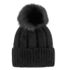 Angora Beanie Black