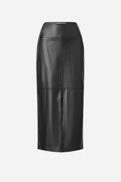 Antihero Leather Skirt Black