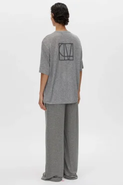 Astrantia Tee Charcoal Marle