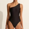 Asymmetric Maillot Black