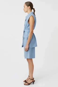 Atlantis Blazer Vest Cornflower Blue