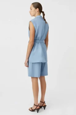 Atlantis Blazer Vest Cornflower Blue