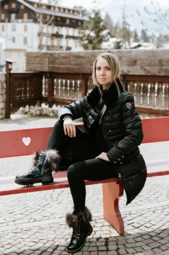 Aurora Croco Boot Black