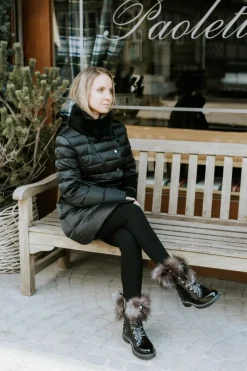 Aurora Croco Boot Black