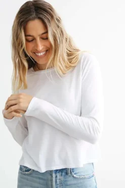 Axel Long Sleeve T-Shirt White