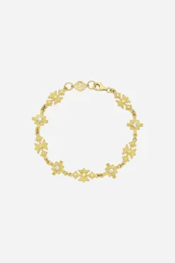 Ayllu Bracelet Gold - White Zircon