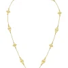 Ayllu Necklace Gold - White Zircon