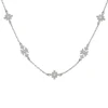 Ayllu Necklace Sterling Silver - White Zircon