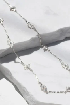 Ayllu Necklace Sterling Silver - White Zircon