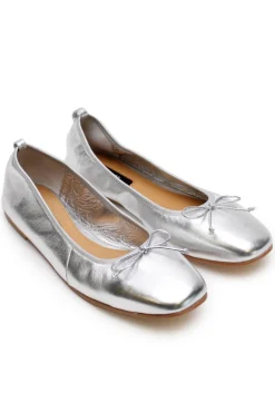 Ballet Flat Silver