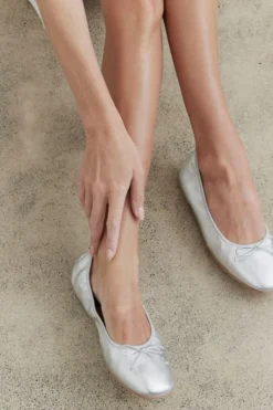 Ballet Flat Silver