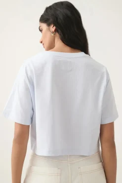 Beam Embroidered Logo Tee Soft Sky