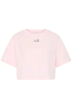 Beam Embroidered Logo Tee Pastel Pink