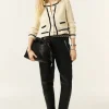 Beatrice Knit Cardigan Ecru