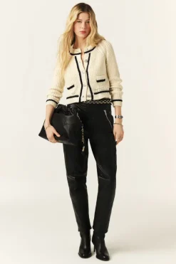 Beatrice Knit Cardigan Ecru