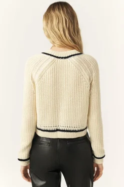 Beatrice Knit Cardigan Ecru