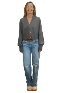 Bec Cashmere Knit Cardigan Castle Rock