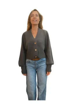 Bec Cashmere Knit Cardigan Castle Rock