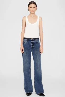 Bekah Flat Boots High Shine Black