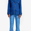 Bellows Pocket Army Jacket French Blue