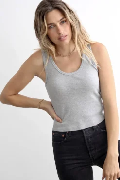 Blondie Tank Heather Grey