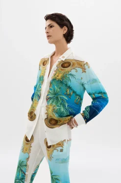 Blue Cigar Long Sleeve Shirt