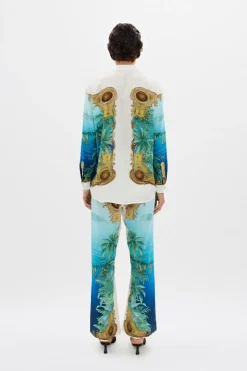 Blue Cigar Long Sleeve Shirt