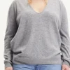 Boston V-Neck 6304 Grey Melange