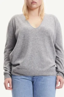 Boston V-Neck 6304 Grey Melange