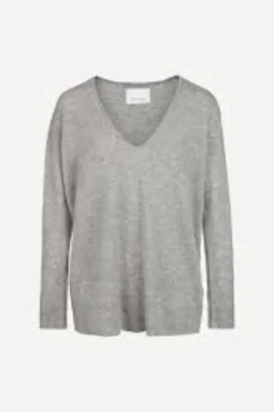 Boston V-Neck 6304 Grey Melange