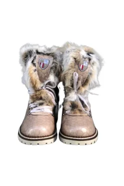 Brigit Croco Boot Champagne