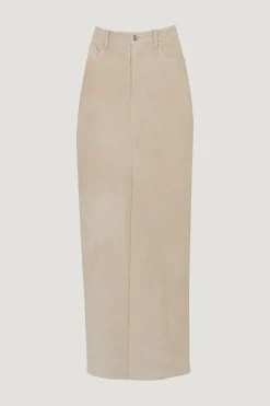 Chicago Suede Skirt Cream