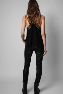 Christy Silk Camisole Noir