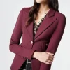 Classic Duchess Blazer Plum