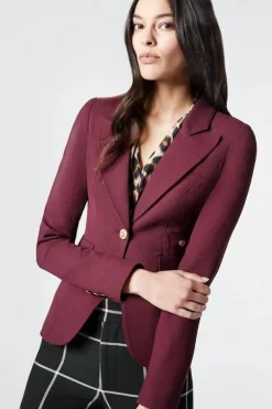 Classic Duchess Blazer Plum