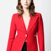 Classic Duchess Blazer Red