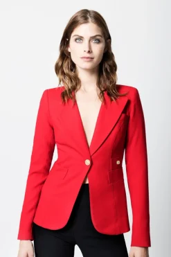 Classic Duchess Blazer Red