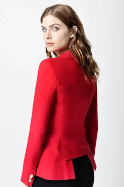 Classic Duchess Blazer Red