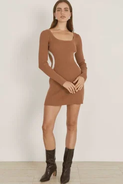Connect Mini Dress Chai