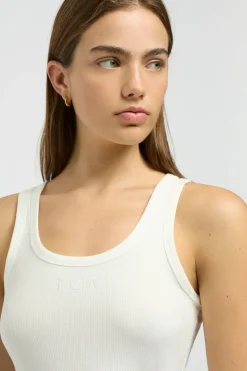 Core Bamboo Tank Top White