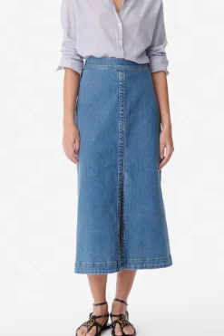 Curtis Skirt Indigo Clair