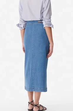 Curtis Skirt Indigo Clair