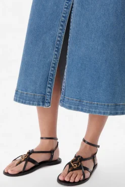 Curtis Skirt Indigo Clair