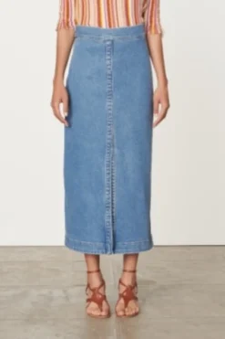 Curtis Skirt Indigo Clair
